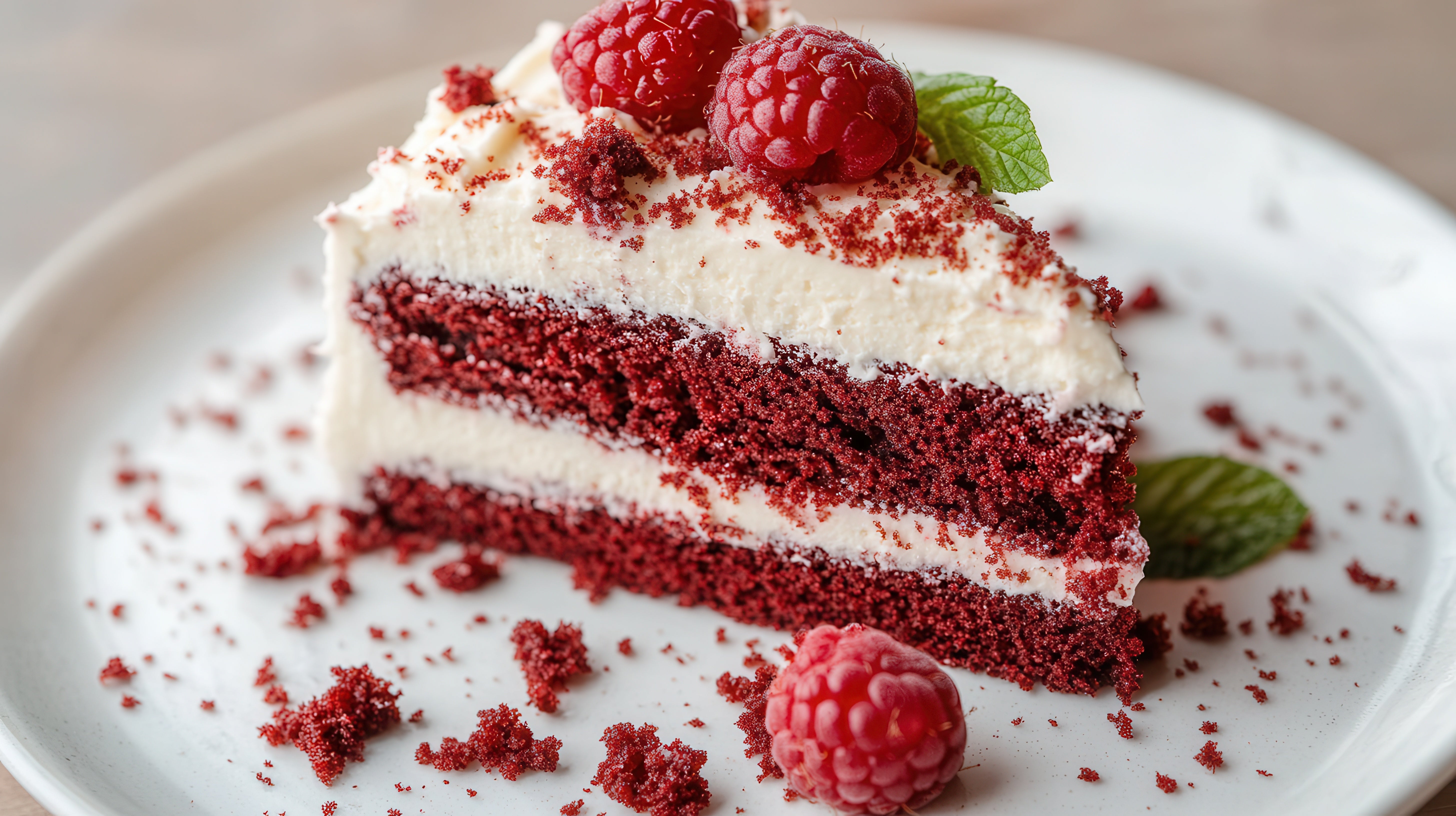 Bolo de veludo vermelho
