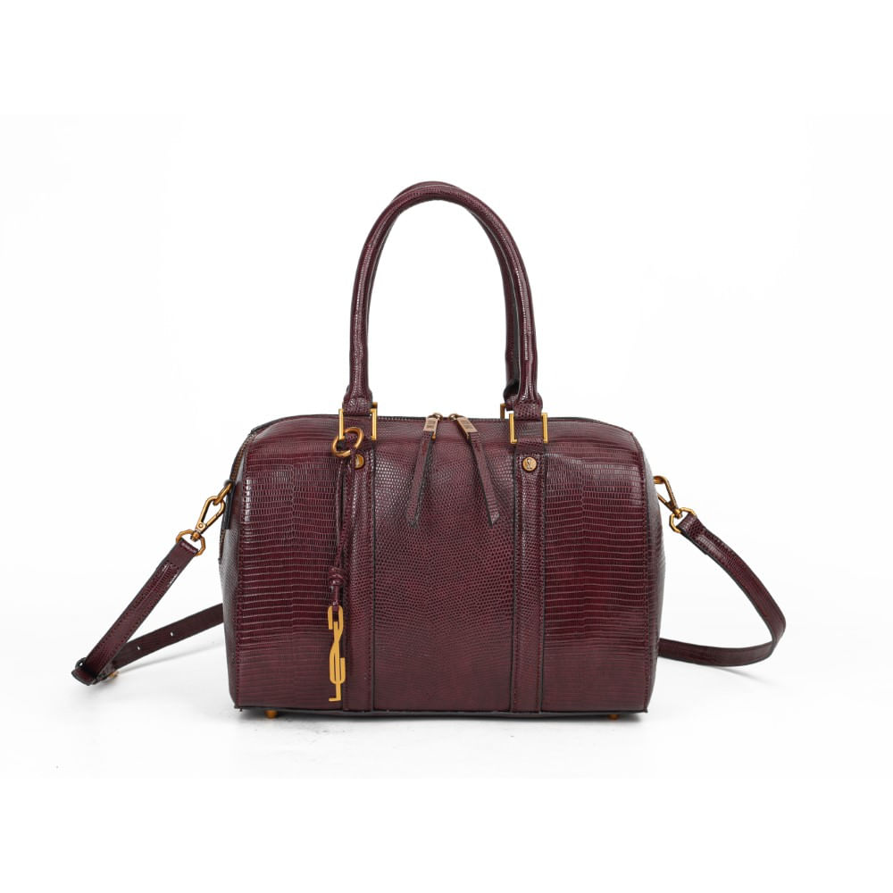 bolsa baú texturizada