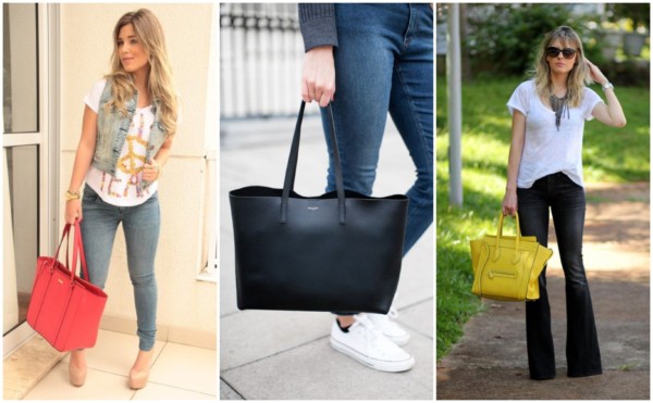 bolsa tote versátil