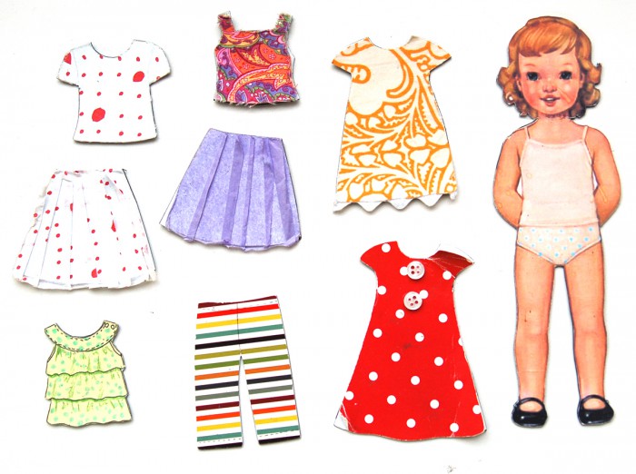 bonecas de papel personalizadas
