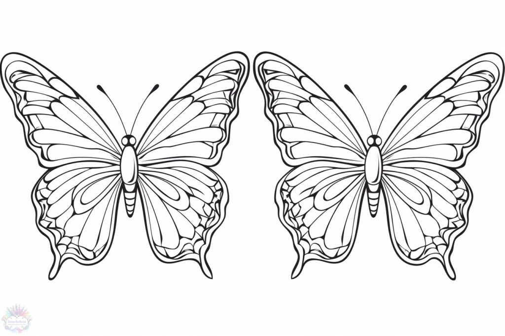 desenhos de borboletas fáceis
