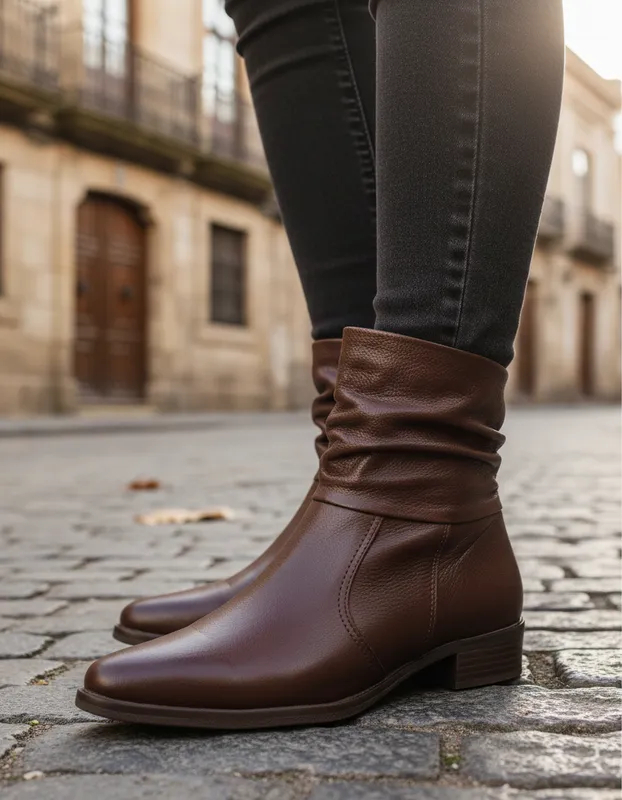 bota cano curto tamanho 34