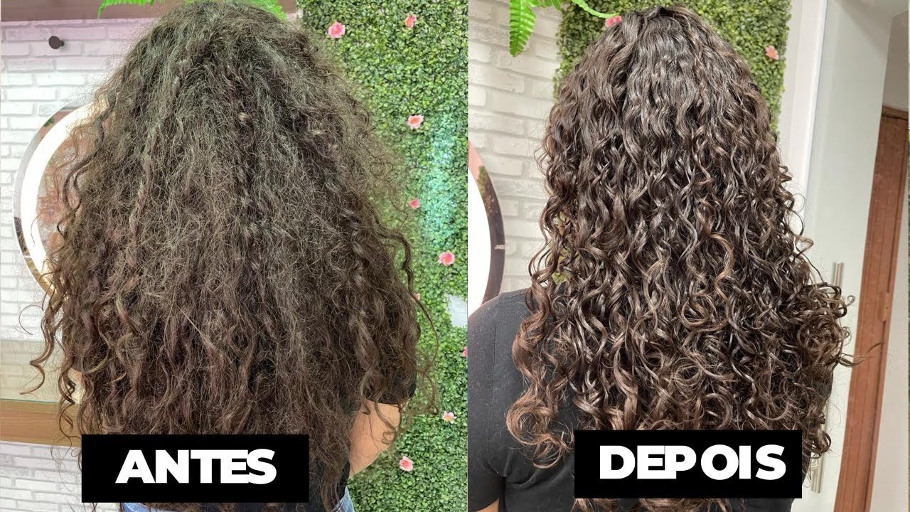 botox capilar antes e depois cabelo cacheado