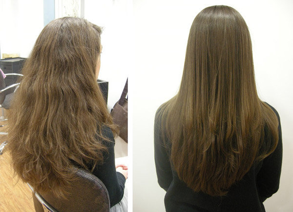 botox capilar profissional antes e depois