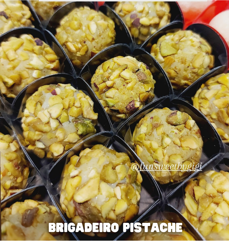 receita de brigadeiro de pistache