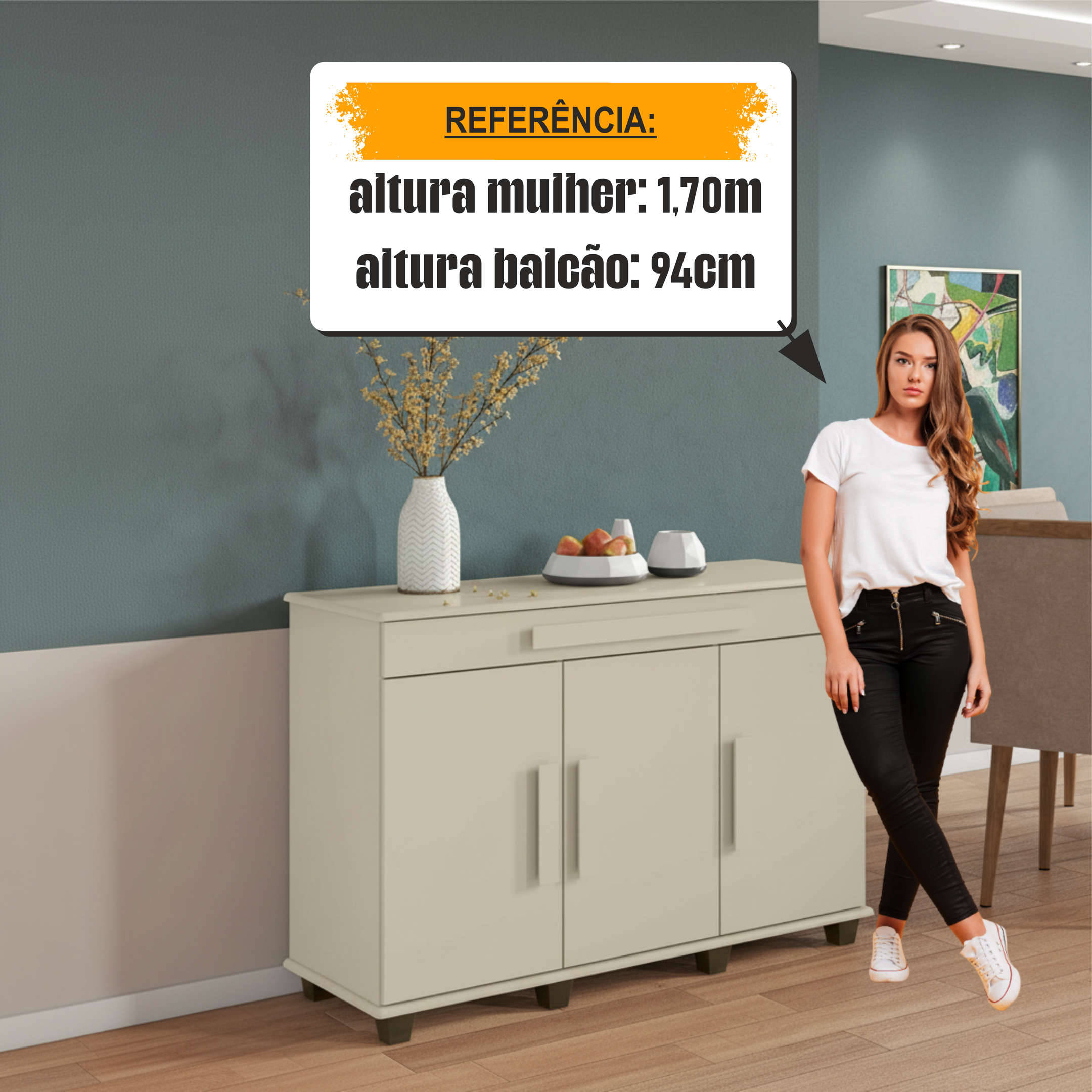 buffet aparador retrô
