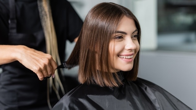 corte chanel para cabelo com ondas