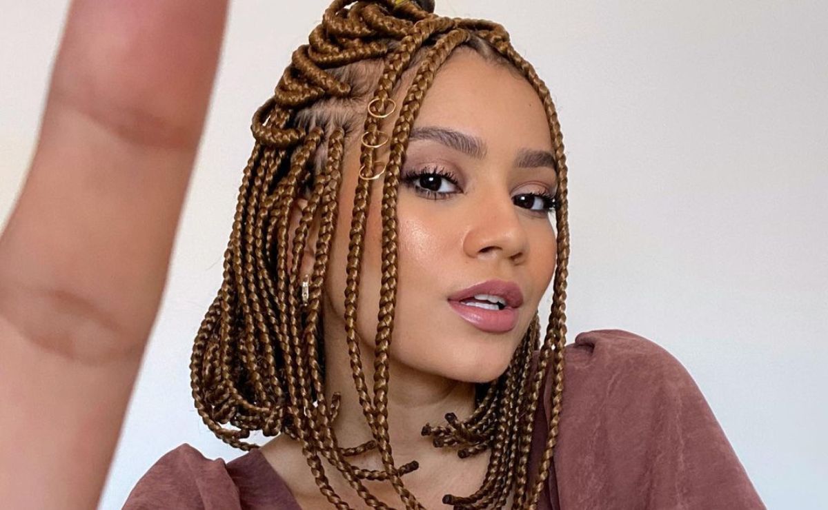 penteados com trança e cabelo solto