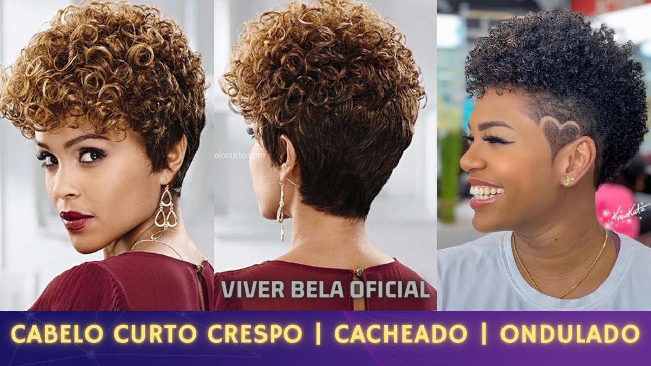 cabelo curto feminino crespo