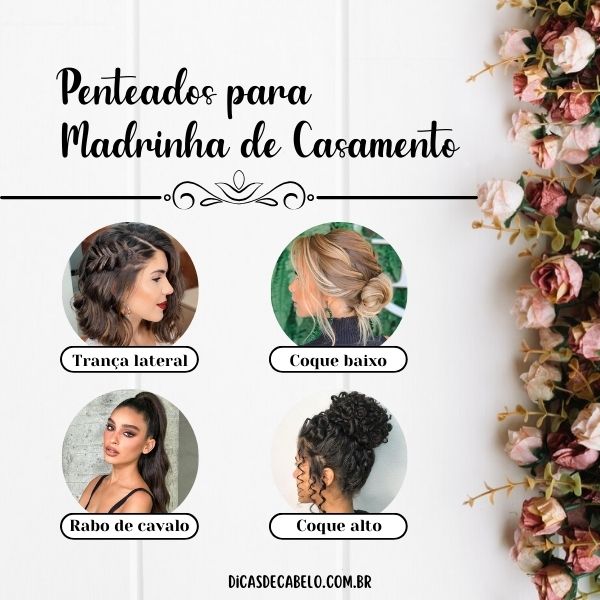 penteado madrinha casamento com brilho