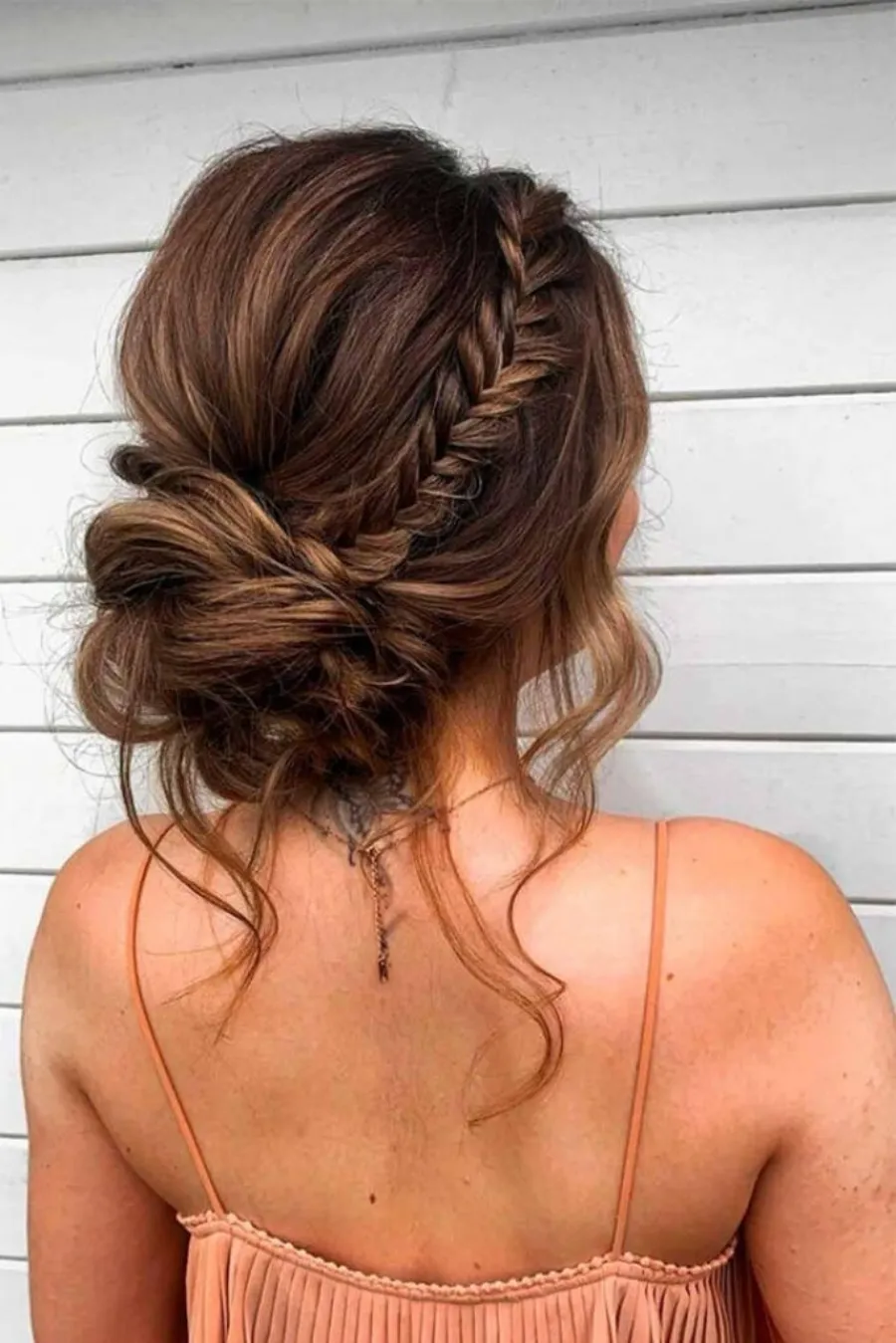 penteado madrinha cabelo longo