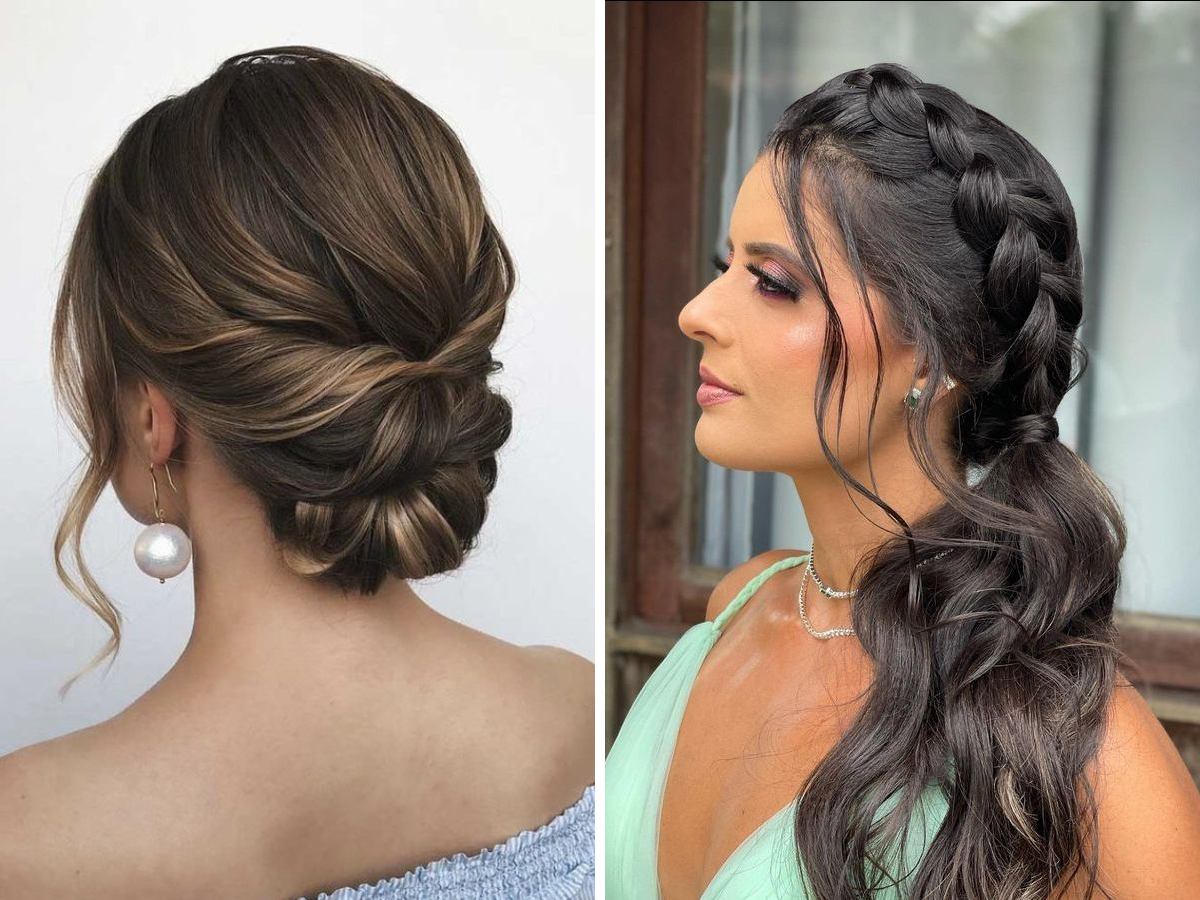 penteado madrinha casamento campo