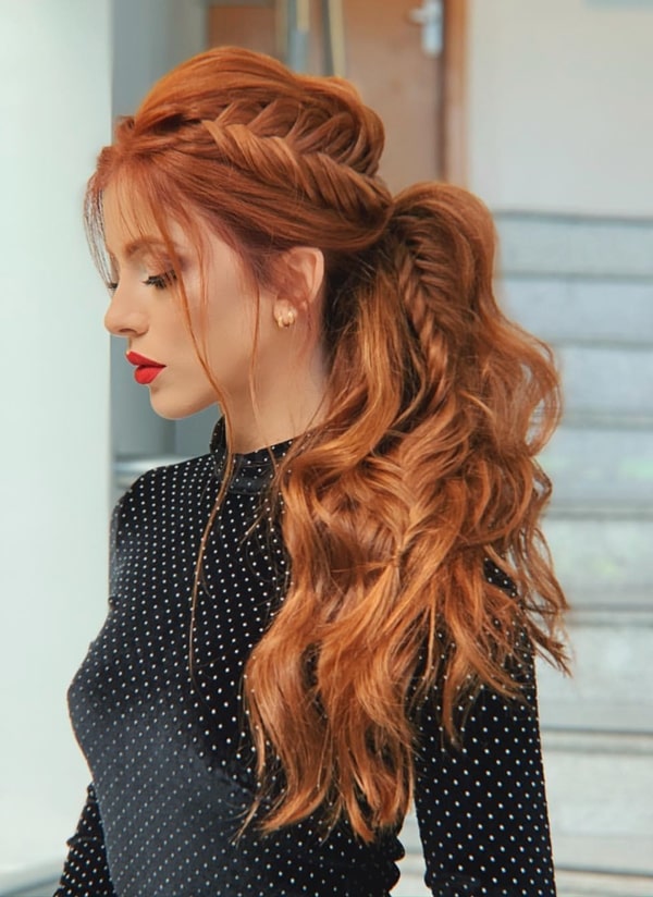 penteado madrinha casamento simples