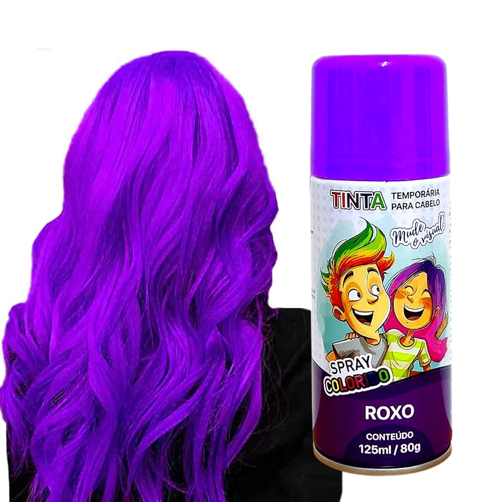 cabelo maluco com spray