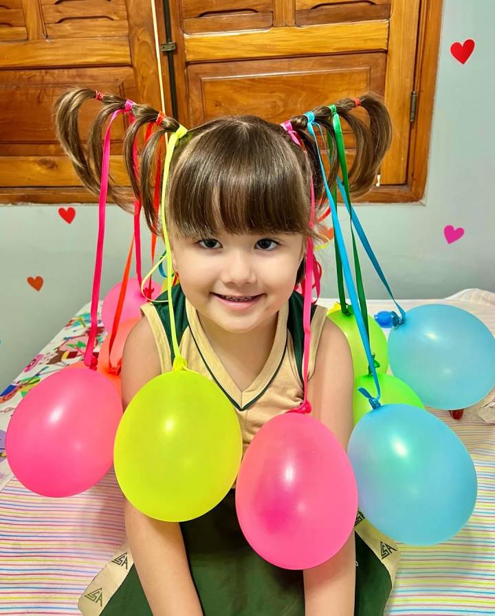 ideias cabelo maluco meninas