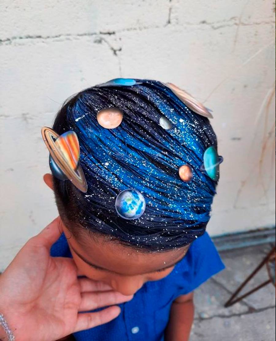 cabelo maluco dinossauro