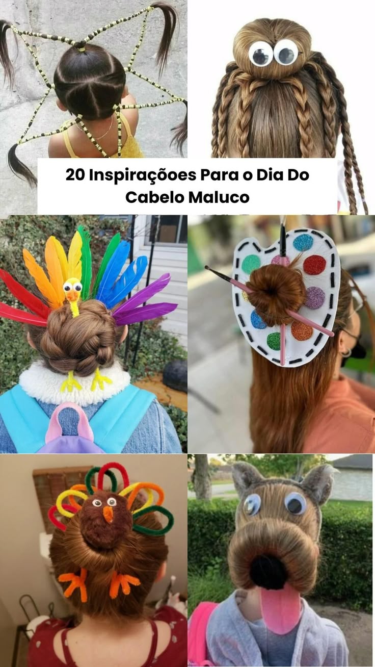 Cabelo com purpurina