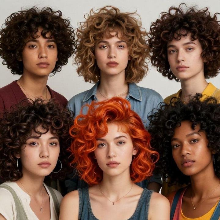 Cabelo criativo feminino