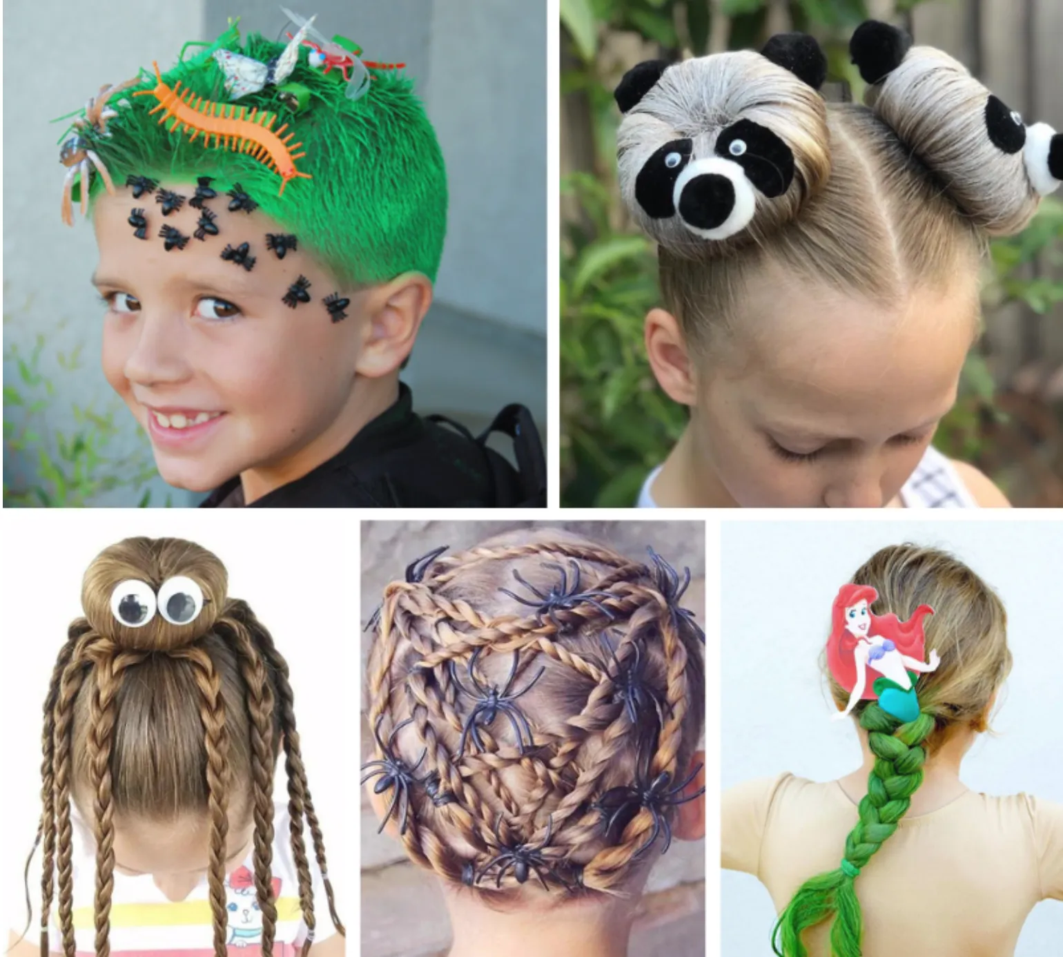 Cabelo com purpurina