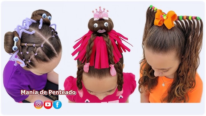 cabelo maluco com recicláveis