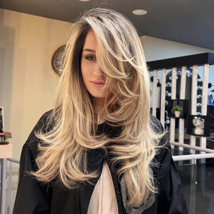 como fazer luzes em cabelo médio