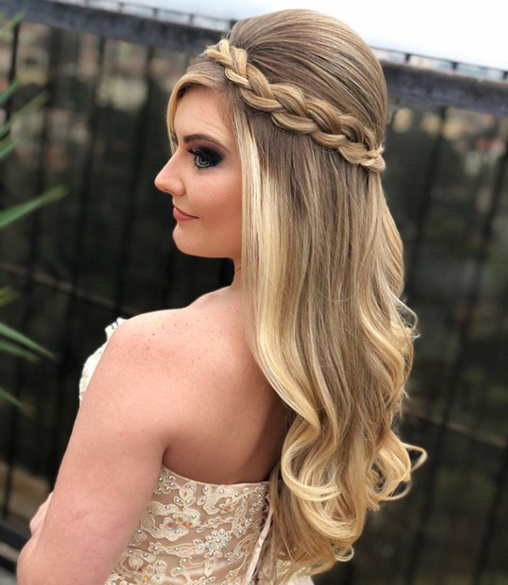 penteado casamento civil