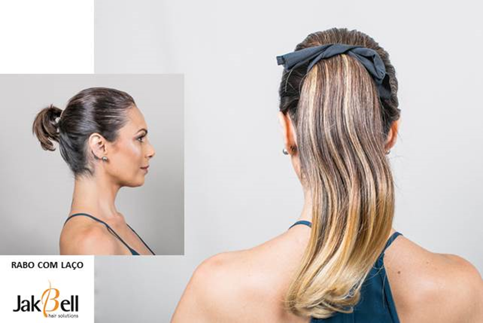 rabo de cavalo para cabelo cacheado