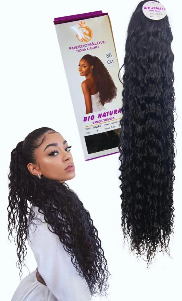 rabo de cavalo para cabelo liso