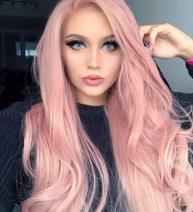 manter cabelo rosa