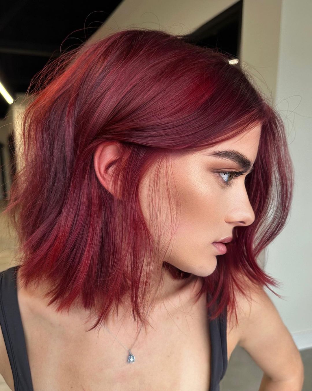 pintar cabelo de vermelho