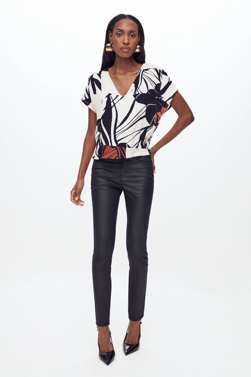 calça cigarrete jeans
