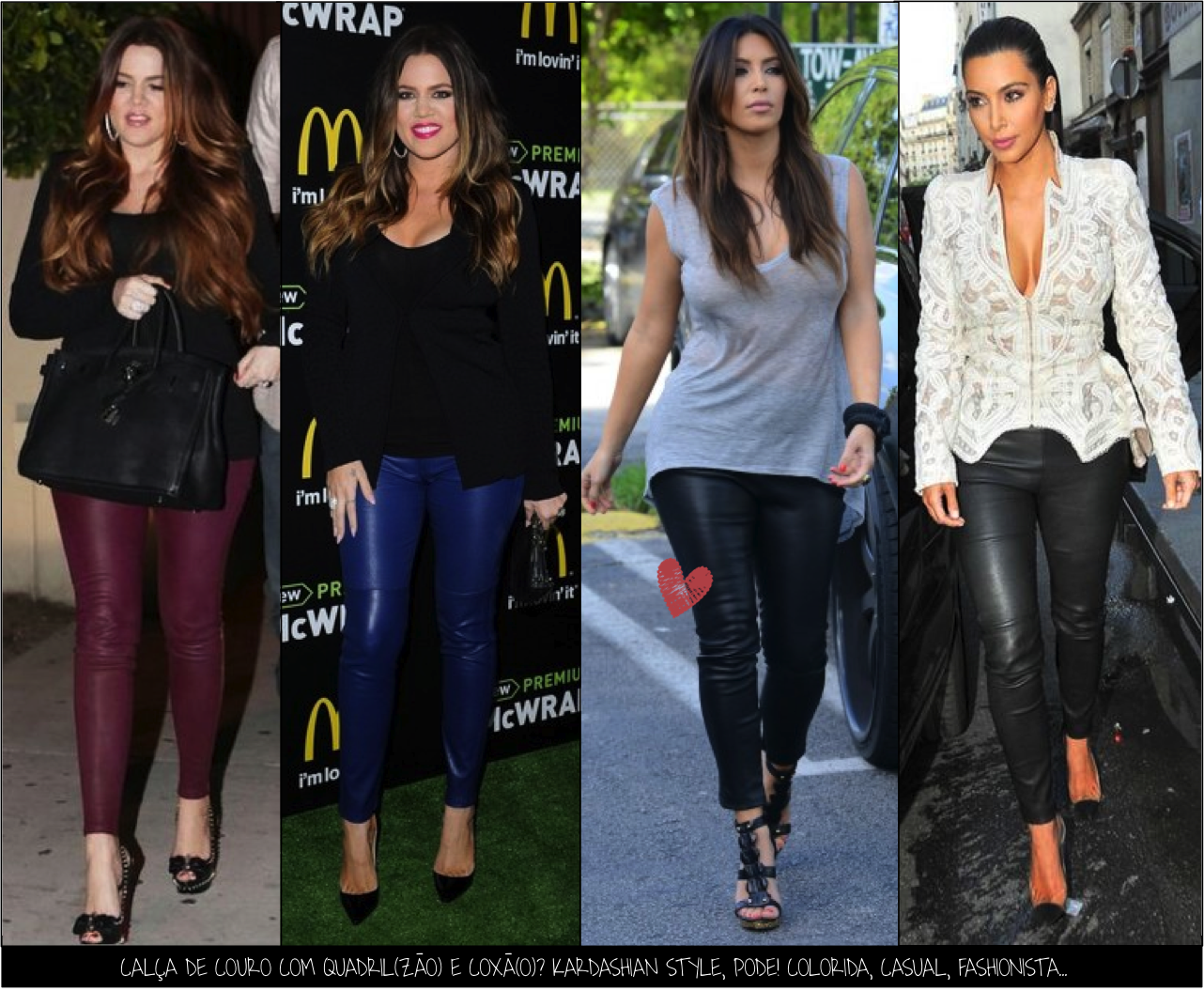 calça de couro fake preta looks