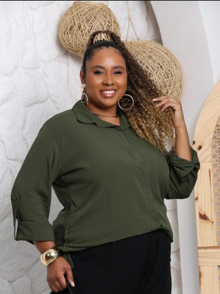 como usar camisa social plus size no dia a dia
