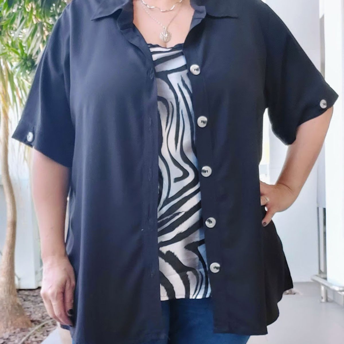 como usar camisa social plus size no dia a dia