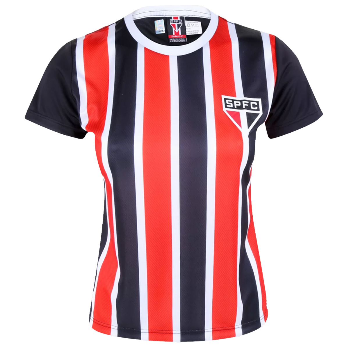 estilo camisa Tricolor feminina