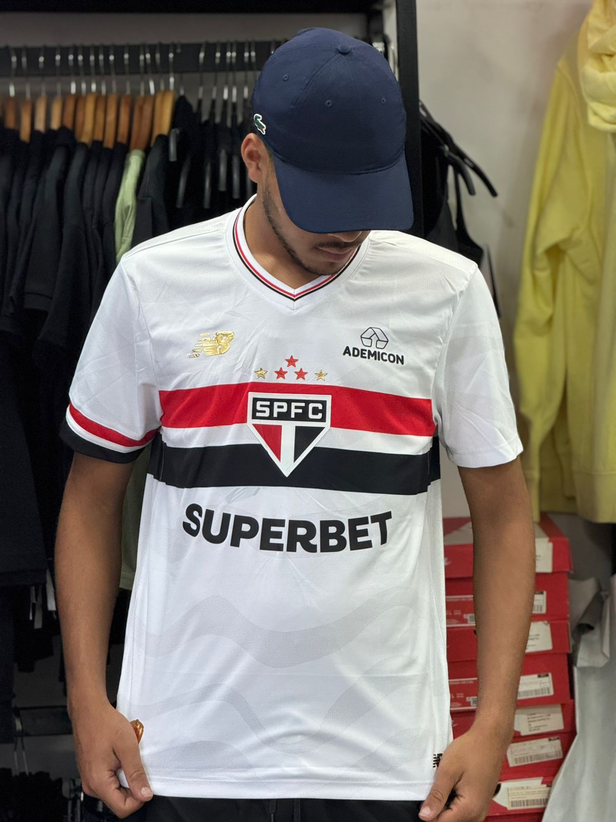 combinações camisa São Paulo feminina