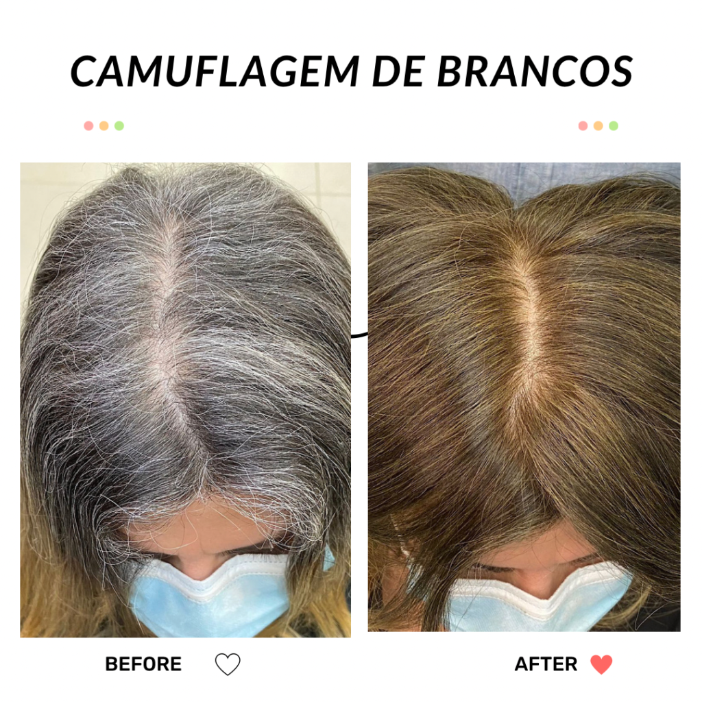 como cobrir cabelos brancos