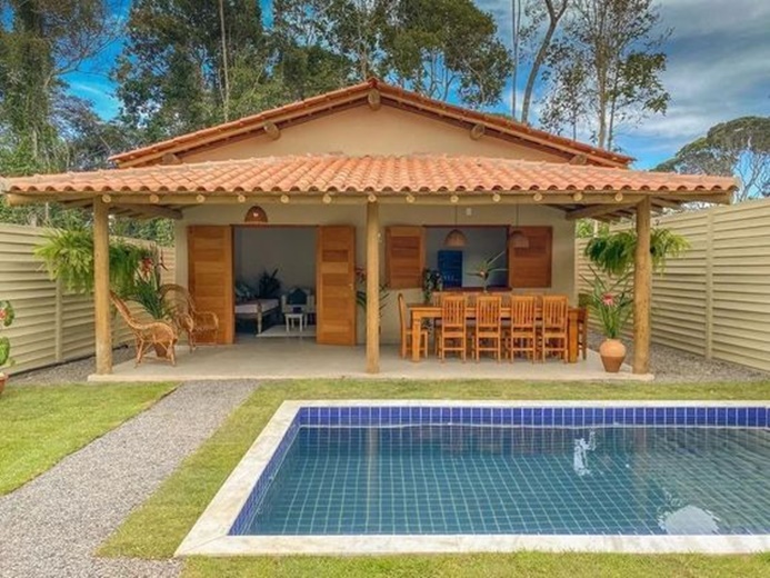 casas com varanda frontal