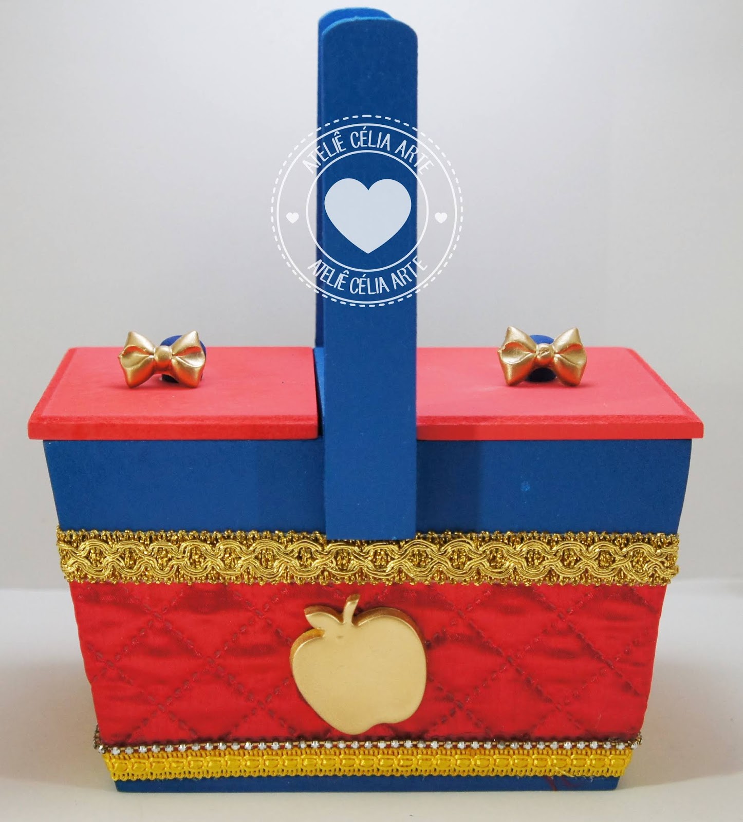 centro de mesa Branca de Neve 7 anões