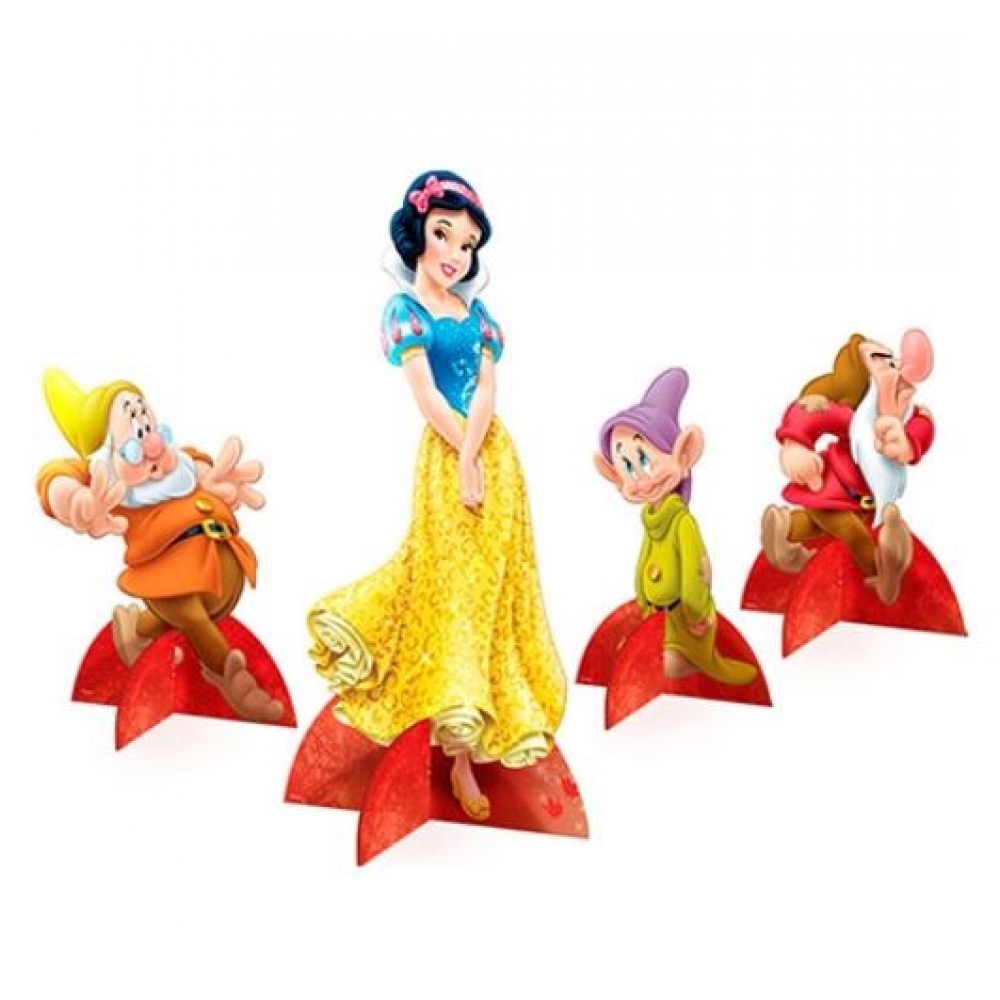 centro de mesa Branca de Neve EVA
