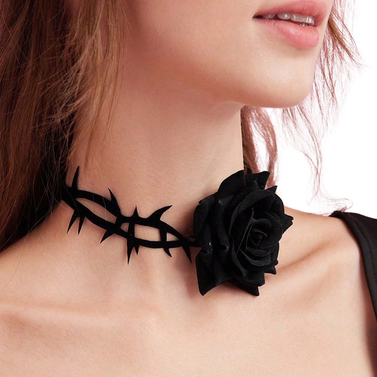 choker de couro