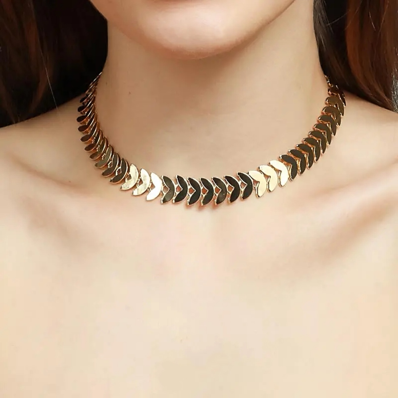 choker de prata