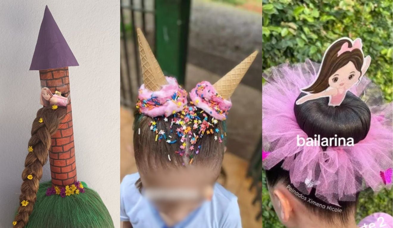 como colar papel no cabelo maluco