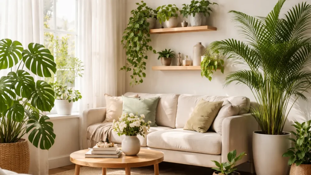 plantas coloridas para salas pequenas