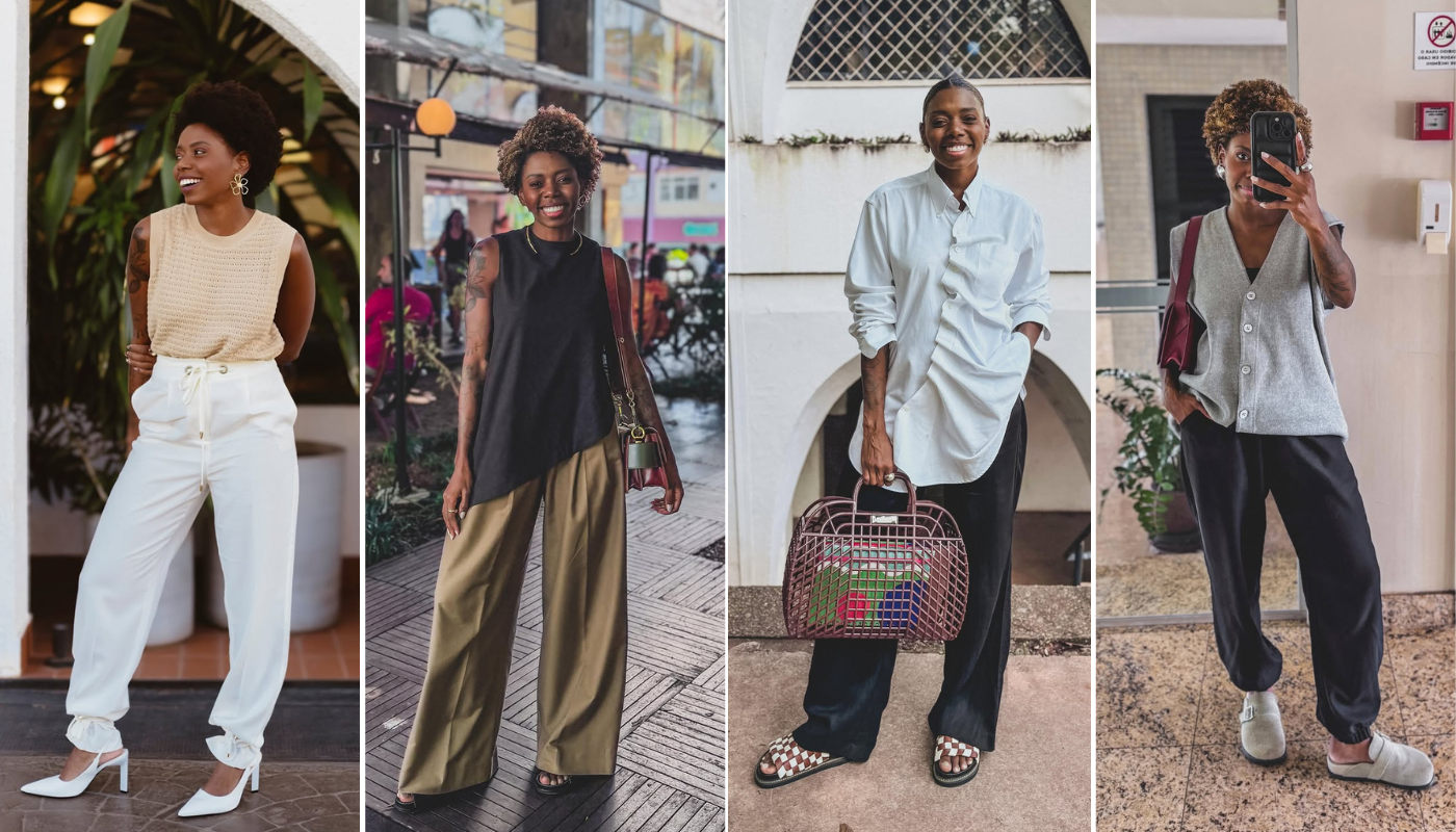 looks para trabalho/festa/dia a dia