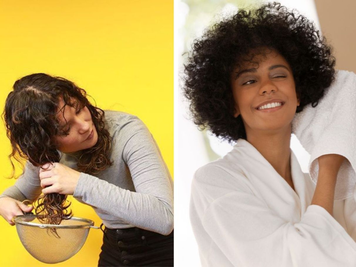 técnicas para secar cabelo cacheado