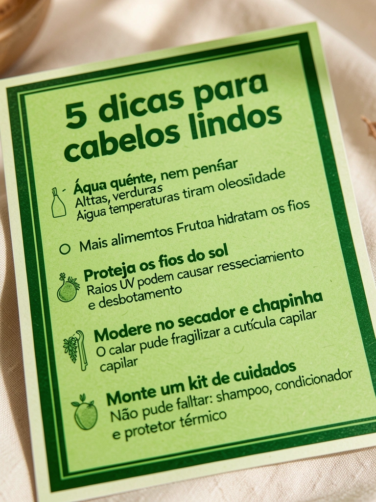 Infográfico verde com título 