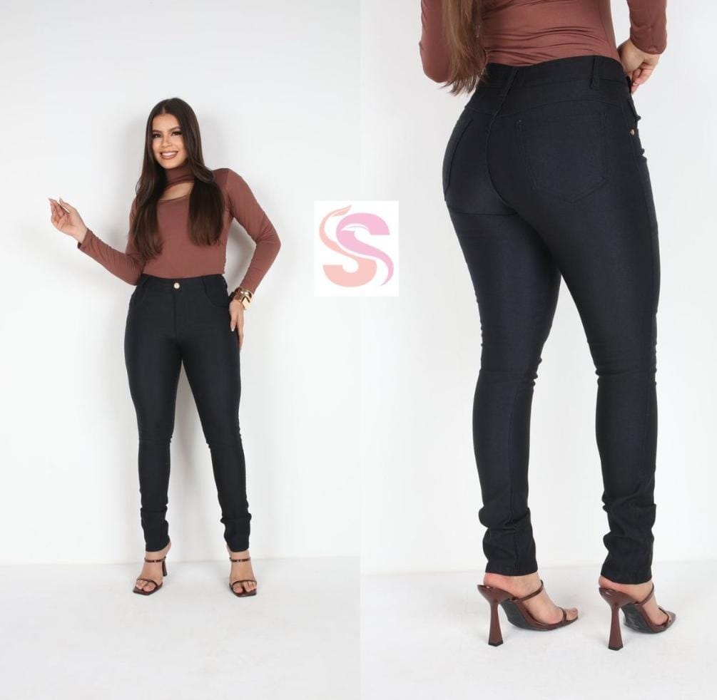 truques para calça preta justa cintura alta