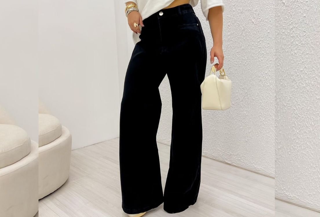 calça preta combina com quais cores
