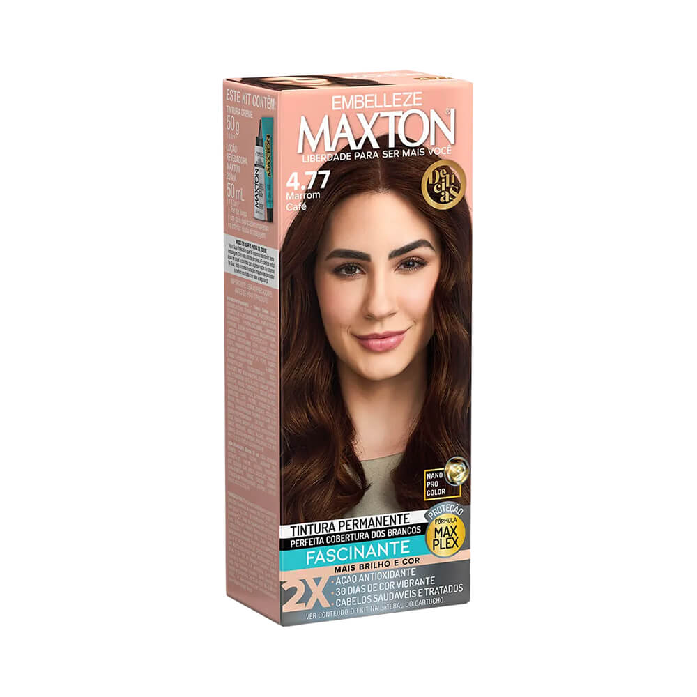 cabelo marrom café com mechas